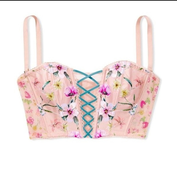 Victorias Secret Spring Bouquet Corset Top - Picture 5 of 7